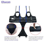 Ehucon Comfort Padded Patient Lift Walking Sling,Portable Hoyer Standing Harness to Handicap for Ambulating Support Training