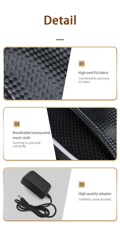 Electric Massage Neck Pillow Shiatsu Head Cervical airbag Ttraction Body Back Waist Massager Car with Heating Vibrating Massage