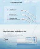 Xiaomi Mijia MEO703 Portable Oral Irrigator F300 – Electric Water Flosser with 240ml Tank, 4 Modes, IPX7 Waterproof