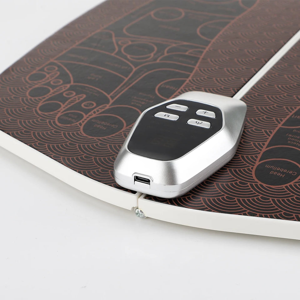 Foot Massage Pad Improve Blood Circulation Calf Edema Muscle Relaxation Relieve Fatigue Slim Legs Rechargeable Foot Massager Mat