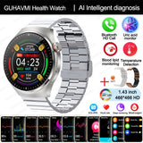 2025 Nursing-Grade Health Smartwatch – ECG+PPG, Blood Oxygen, Blood Lipid, Uric Acid, Body Temperature & Bluetooth Call