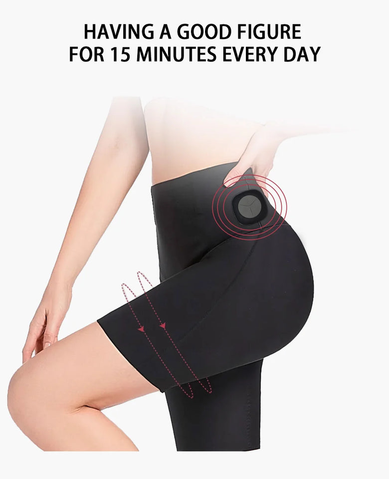 Intelligent Microcurrent EMS Shaping Yoga Shorts Muscle Stimulation Massage Shorts Slimming Leg Exercise Suitable for Gym