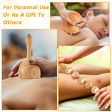 6-in-1 Wood Therapy Massage Roller – Lymphatic Drainage & Anti-Cellulite Massager