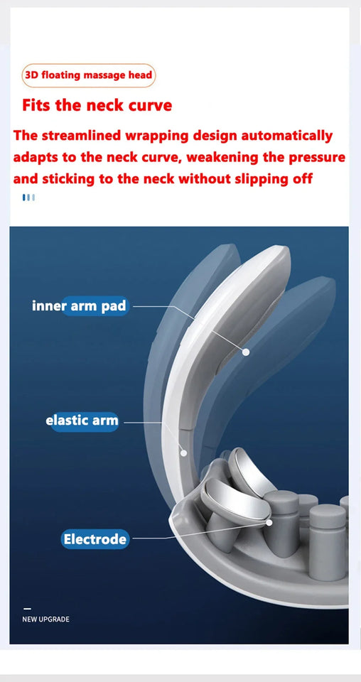 Smart Neck & Back Massager – Cervical Vertebra Relief with Heat and Vibration Therapy