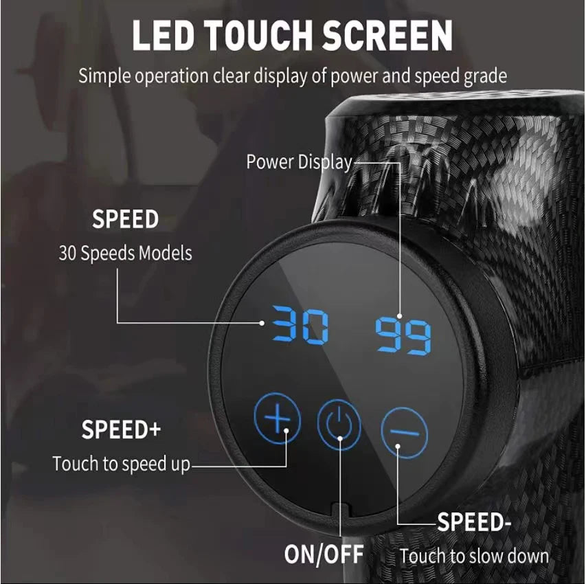 Phoenix A2 Massage Gun – Deep Tissue Muscle Massager for Pain Relief & Full Body Relaxation