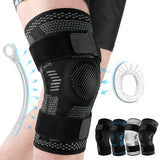 Sports Knee Brace with Side Stabilizers & Patella Gel – Compression Sleeve for Meniscus Tear, Knee Pain, Injury Recovery