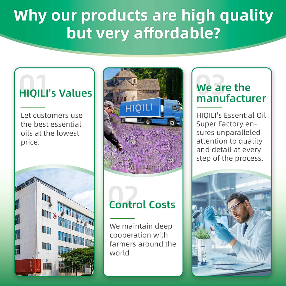 HIQILI 100ml Patchouli Essential Oil – 100% Pure Natural for Aromatherapy, Diffusers, Massage & Candle Making