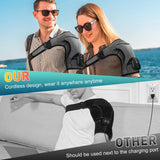 Electric Heated Shoulder Brace – 3-Level Heat & Vibration Massage Support Belt