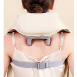Shiatsu Neck & Shoulder Massager Shawl – Kneading Back and Spine Muscle Relaxer for Home & Car