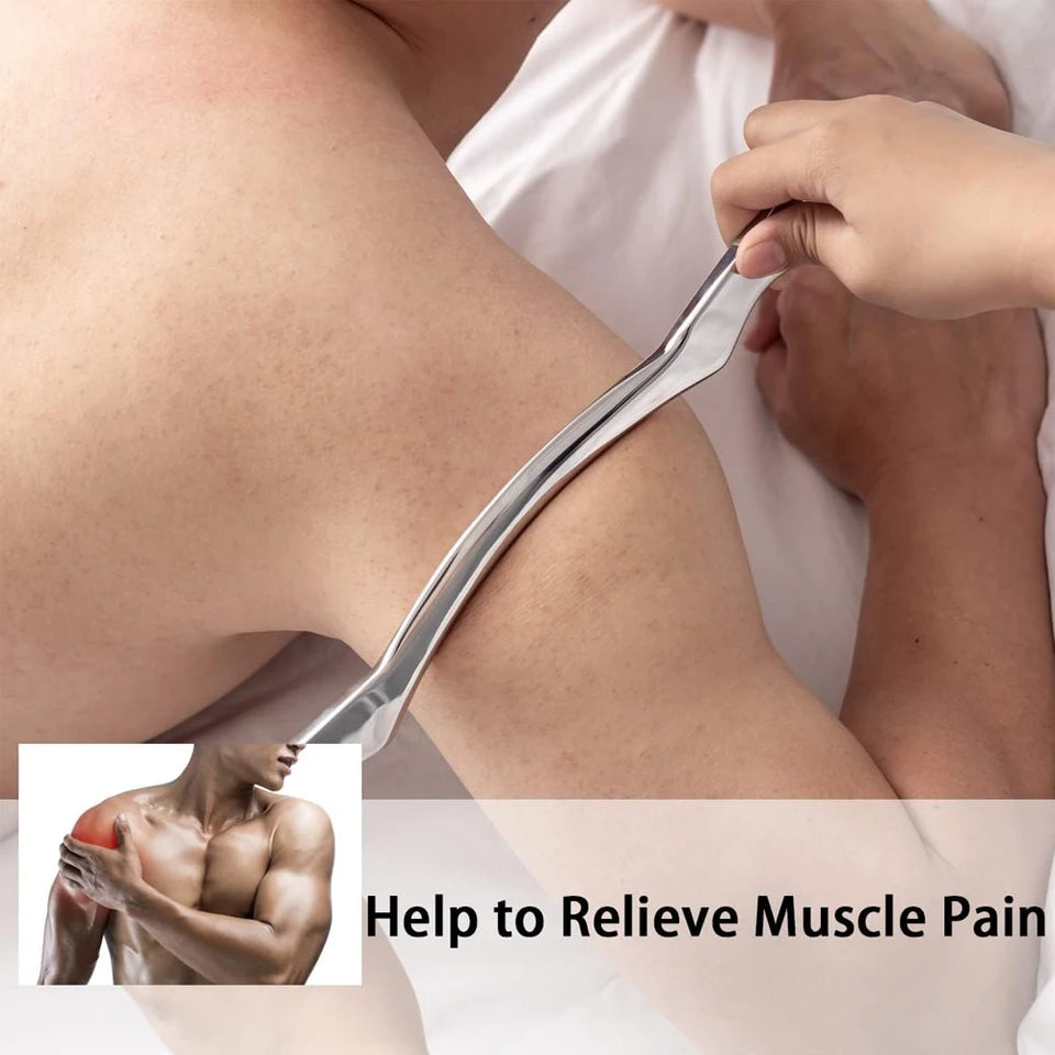 Stainless Steel Gua Sha Massage Tool Set – 1/4/7 Pcs for Full Body Acupoint Therapy