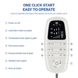 Electric Lumbar Traction Massager Inflatable Back Stretcher Device Adjustable Vibration Waist Massager Waist Spine Support Back