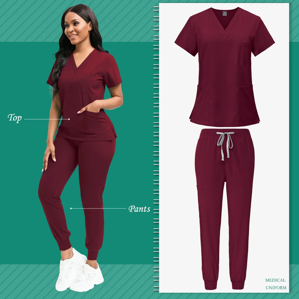 Wholesale Women’s Pediatric Nursing Scrub & Surgical Gown Set
