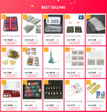 80PCS Dental Prophy Polishing Brush Cups – Alumina, Nylon, Cotton Wool, and Felt Wheels for Professional Dental Cleaning