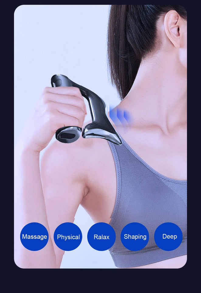 Electric Fascia Knife Vibration Body Massager Muscle Relaxation Body Lifting Hyperblade Massage Blade Tool