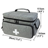Portable Travel First Aid Kit & Medicine Storage Organizer Bag