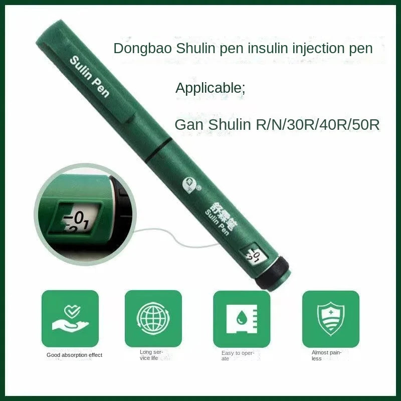 Sanofi 3ml Portable Insulin Puncture Pen – Precision Dose Injector with Scale (1 Pen, No Box)