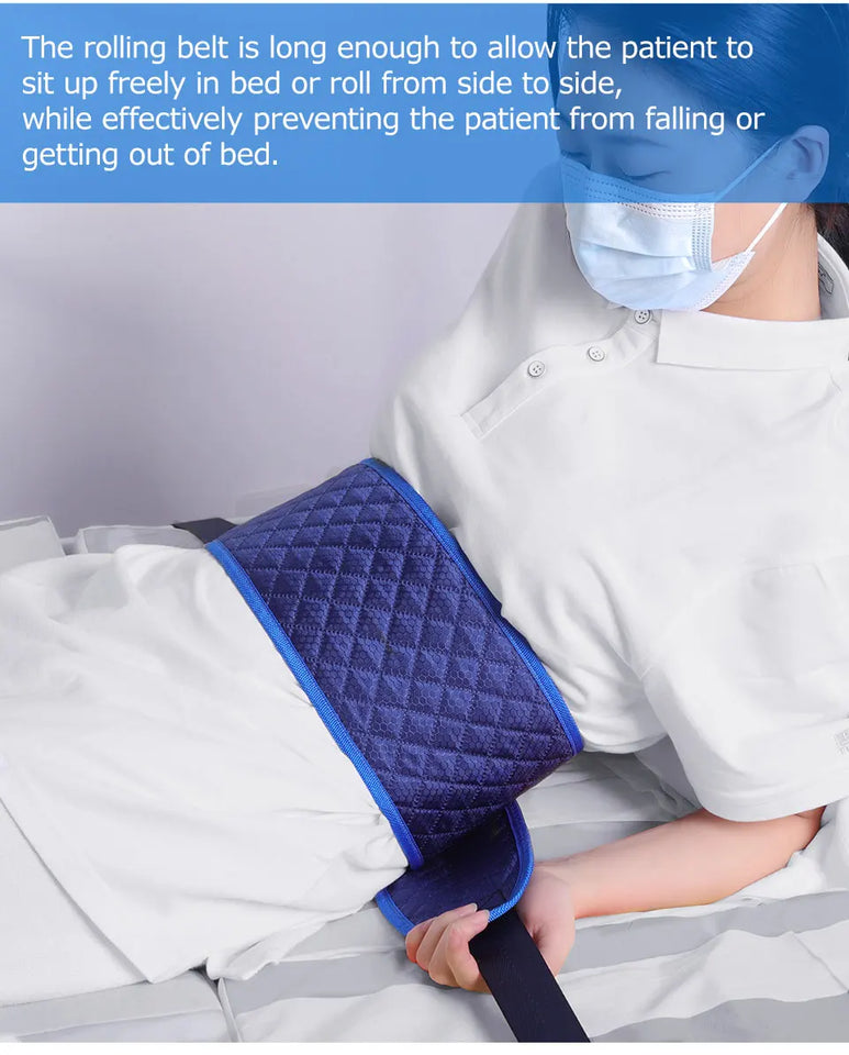 Lefeke Quick-Release Roll Belt – Safety Positioning Harness for Wheelchair & Bed Elderly Care