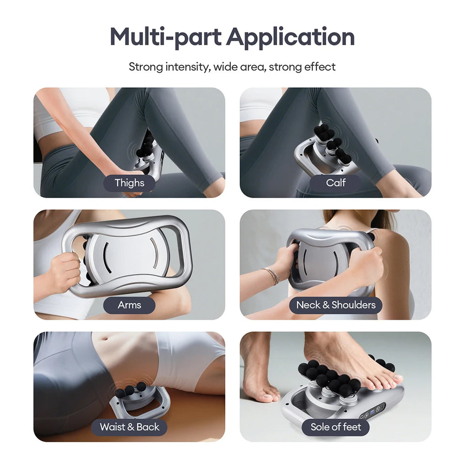 30-Head Massage Gun – High-Frequency Vibration Deep Tissue Muscle Massager