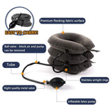 nflatable Cervical Neck Stretcher – Home Spinal Traction Device for Pain Relief & Muscle Strain Recovery