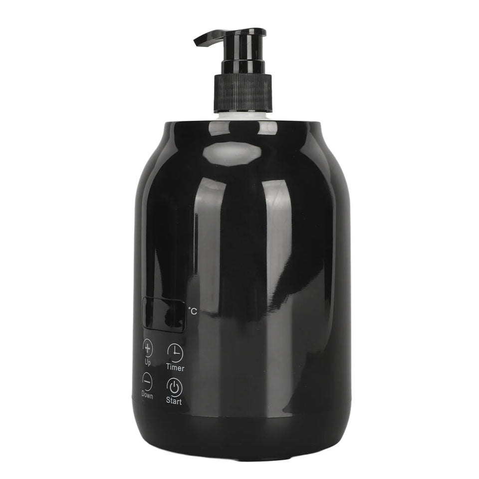 Essential Oil Heater LED Display Temperature Adjust Single Massage Oil Bottle Warmer Massage Oil Heater