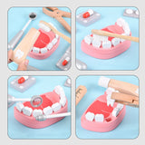 Wooden Pretend Play Doctor Educational Toys for Children Simulation Dentist Check Brush Teeth Medicine Set Role Playing Games