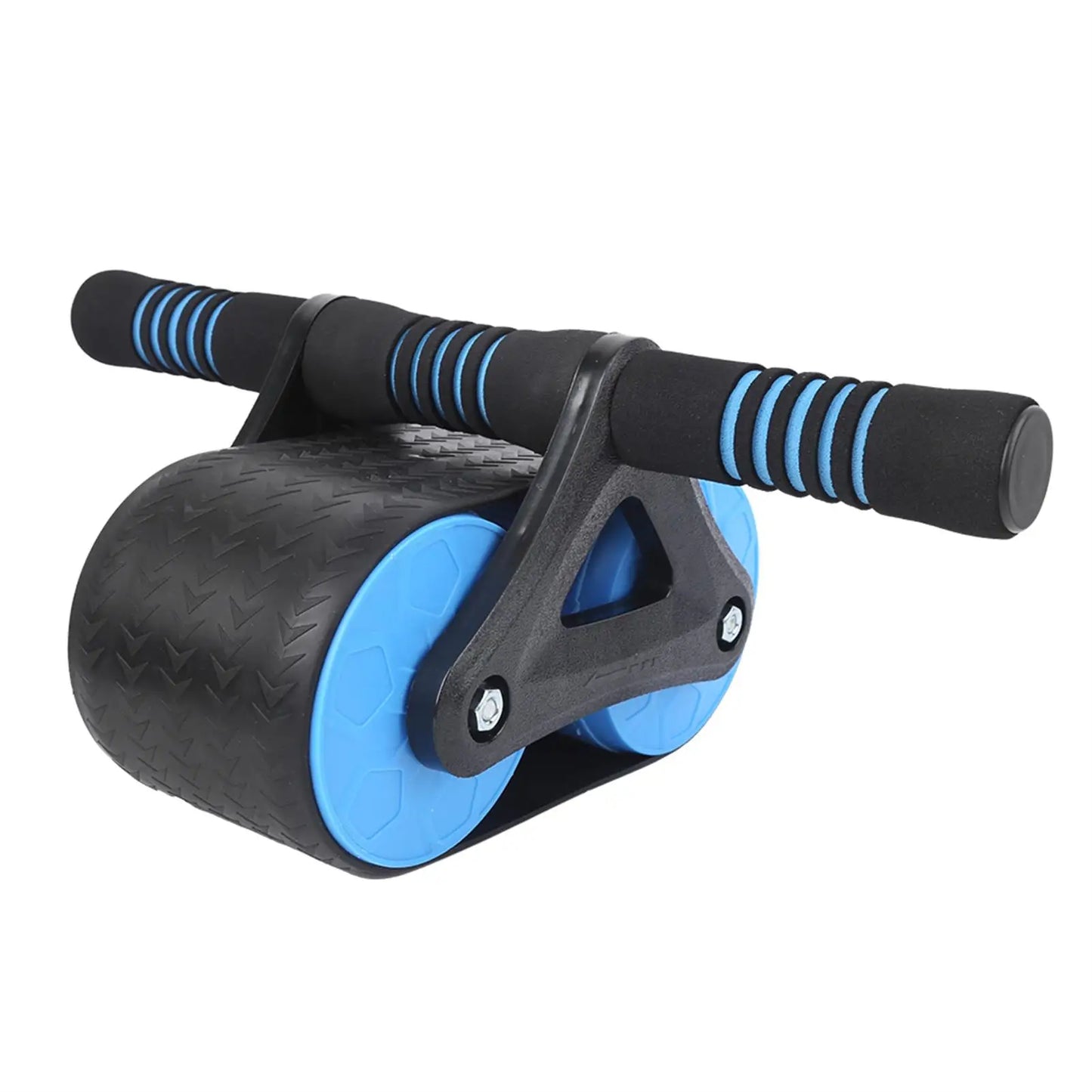 Blue Springback Abdominal Roller Wheel – Silent Push-Up & Core Training Fitness Equipment
