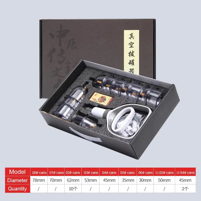 Suction Cups Acupunture Vacuum Massage Jars Hansol Cuppings Therapy Set Plastic Guasha Ventosas Masaje Facial Massager For Body