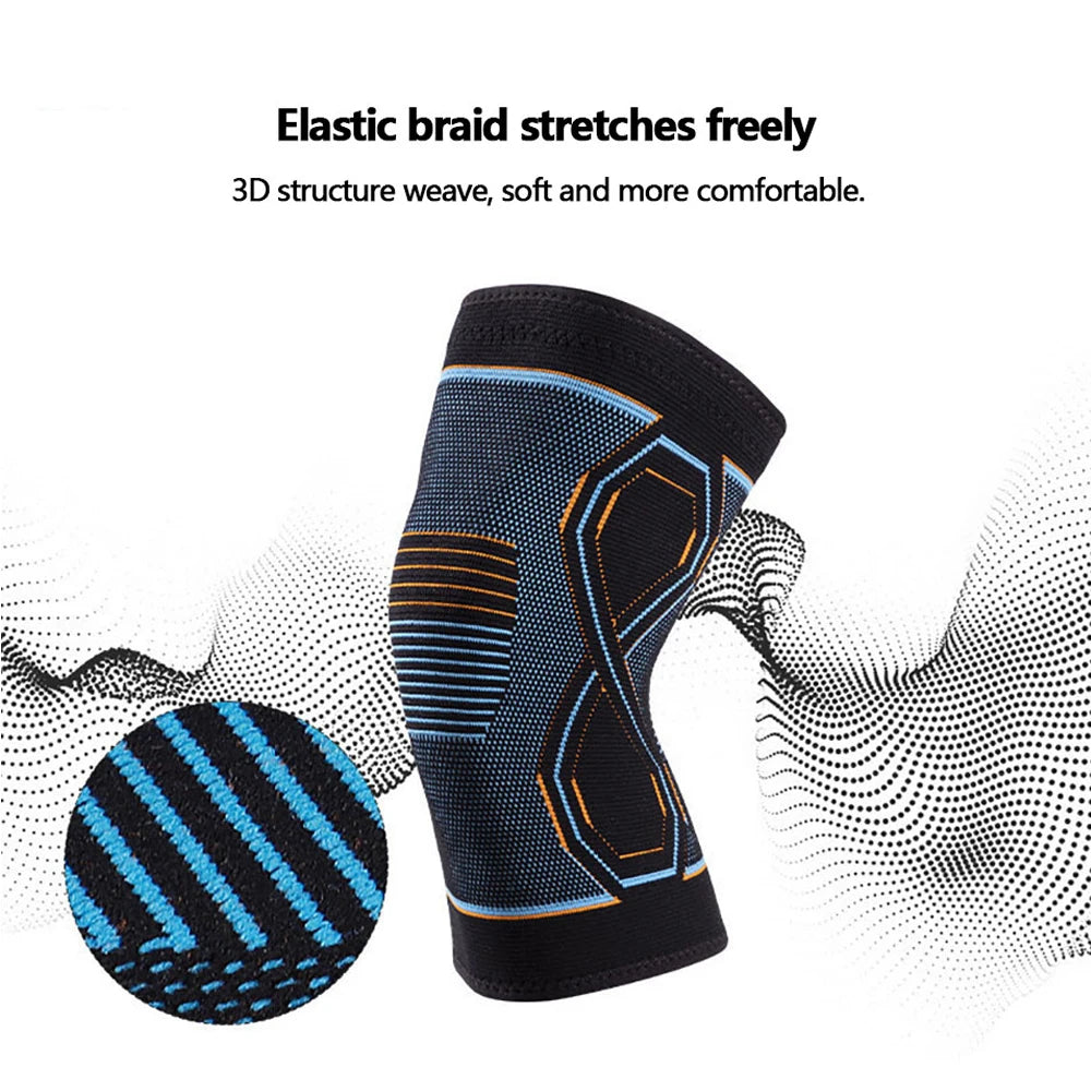 Knee Compression Sleeve Support Brace – Joint Pain Relief for Running, Arthritis, ACL, Meniscus Tear & Injury Recovery