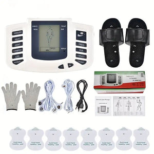 Full Body Tens Muscle Electrostimulator EMS Acupuncture Therapy Massage 16pads Digital Meridian Physiotherapy Apparatus Full Set
