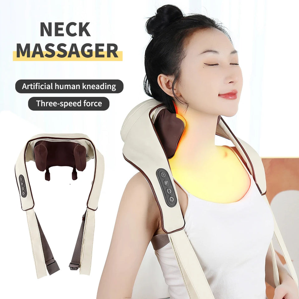 Intelligent Neck Massage Shawl Simulated Human Hand Cervical Trapezius Muscle Relaxation Shoulder & Neck Pain Relief Device
