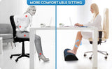 Ergonomic Memory Foam Foot Rest – Non-Slip Washable Under-Desk Foot Stool for Fatigue Relief