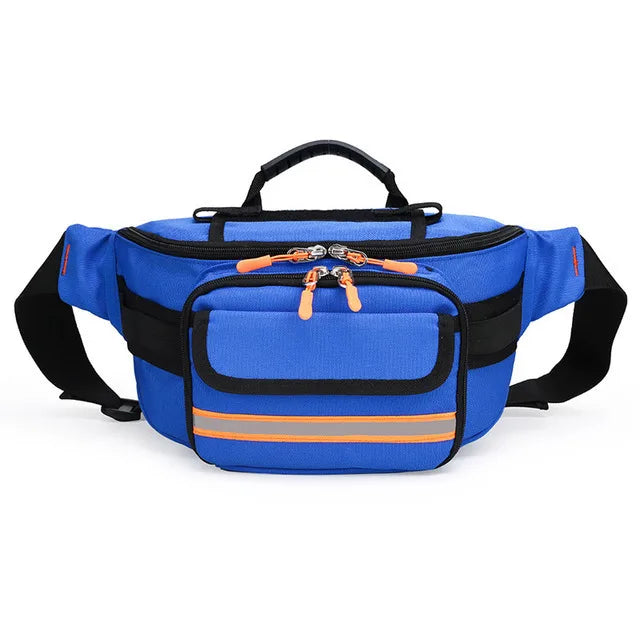 Outdoor First Aid Waist Bag – Empty Medical Organizer for Travel, Camping & Emergency Survival