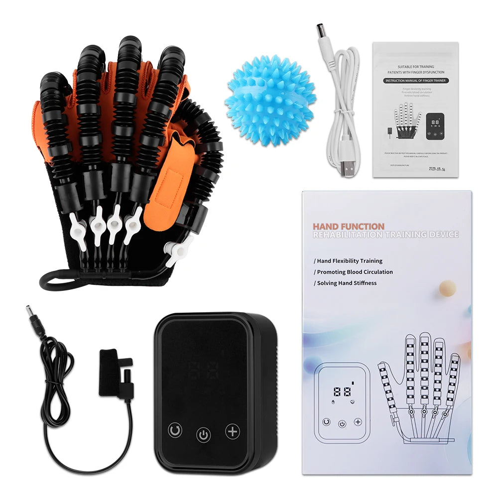 Intelligent Massage Gloves Stroke Hemiplegia Rehabilitation Hand Function Robot Gloves Rehabilitation Training Glove Finger Care