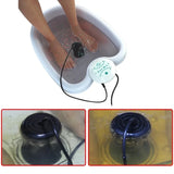 Electric Foot Detox Hydrotherapy Machine Ion Cleaning Foot Bath Massage Vibrat Care Array Relieve Stress Muscle Healthy Massager