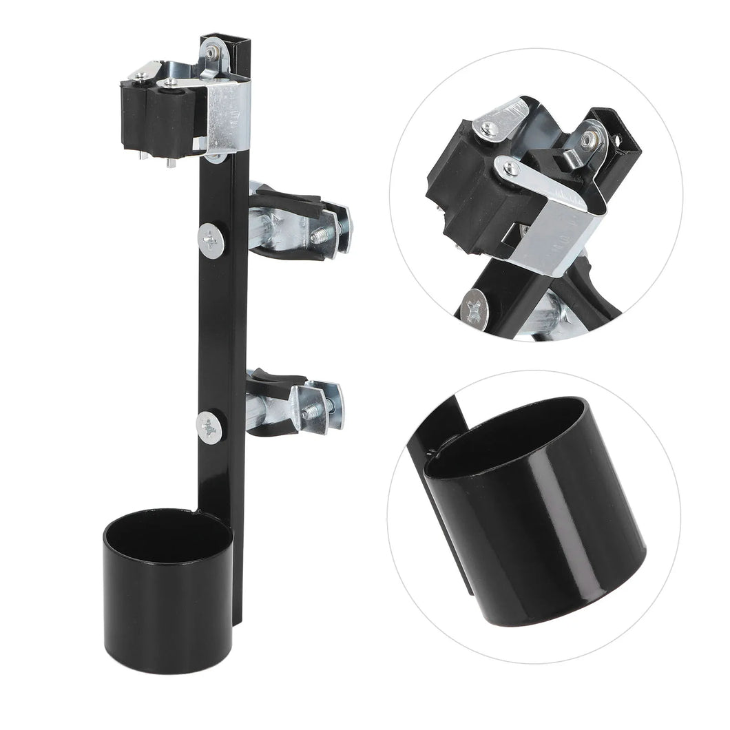 Universal Aluminum Cane Holder for Wheelchairs & Mobility Scooters – Walking Stick Support for Seniors