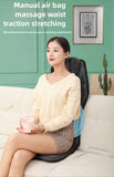 Massage Seat Cushion Cheap With Heating Adjustable Lumbar Airbag Back Massage Chair Cushion for Men and Women Home Office Use