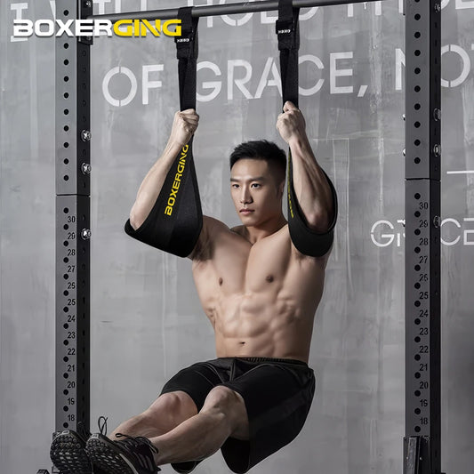 1 Pair Abdominal & Leg Muscle Hanging Sling Straps – Pull-Up Training for Horizontal Bars