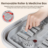 Portable Thermostatic Foot Massage Tub Foldable Plus Tropical Automatic Foot Bath Tub For Home To Promote Blood Circulatio