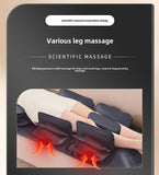 Upgrade Large Area Vibration Airbag Swing Heated Neck Massager Full Body Massage Mat Mattress Traction Lumbar with Remote Contro