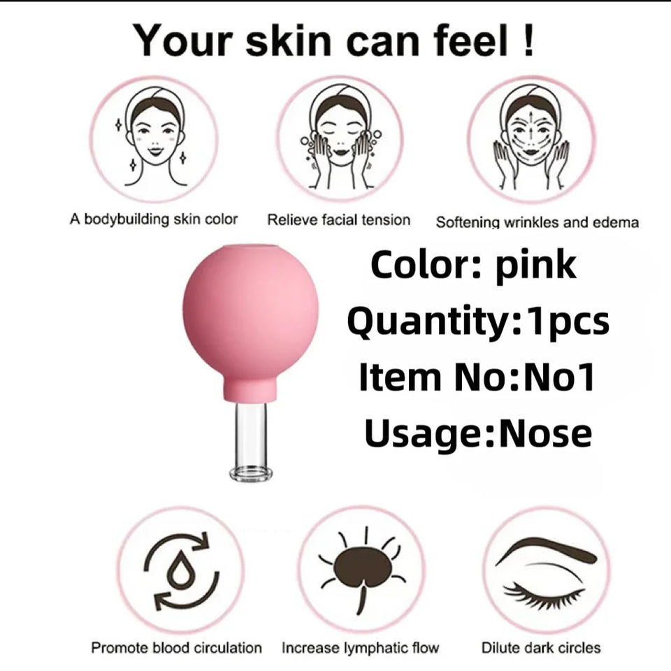 Tuhopeta Vacuum Cupping Glass Jar Cellulite Massager Acupuncture Suction Cup Slimming FatBurning Health Care Chinese MedicalTool