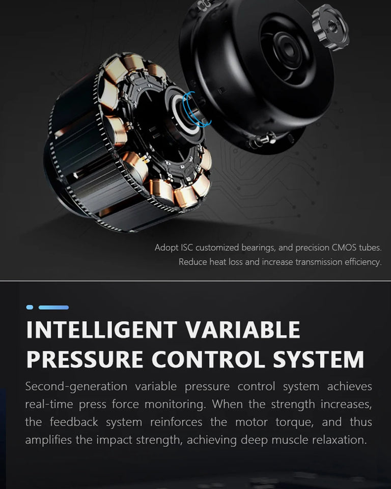 BOOSTER Pro 3 Massage Gun – Deep Tissue Muscle Stimulator & Body Massager