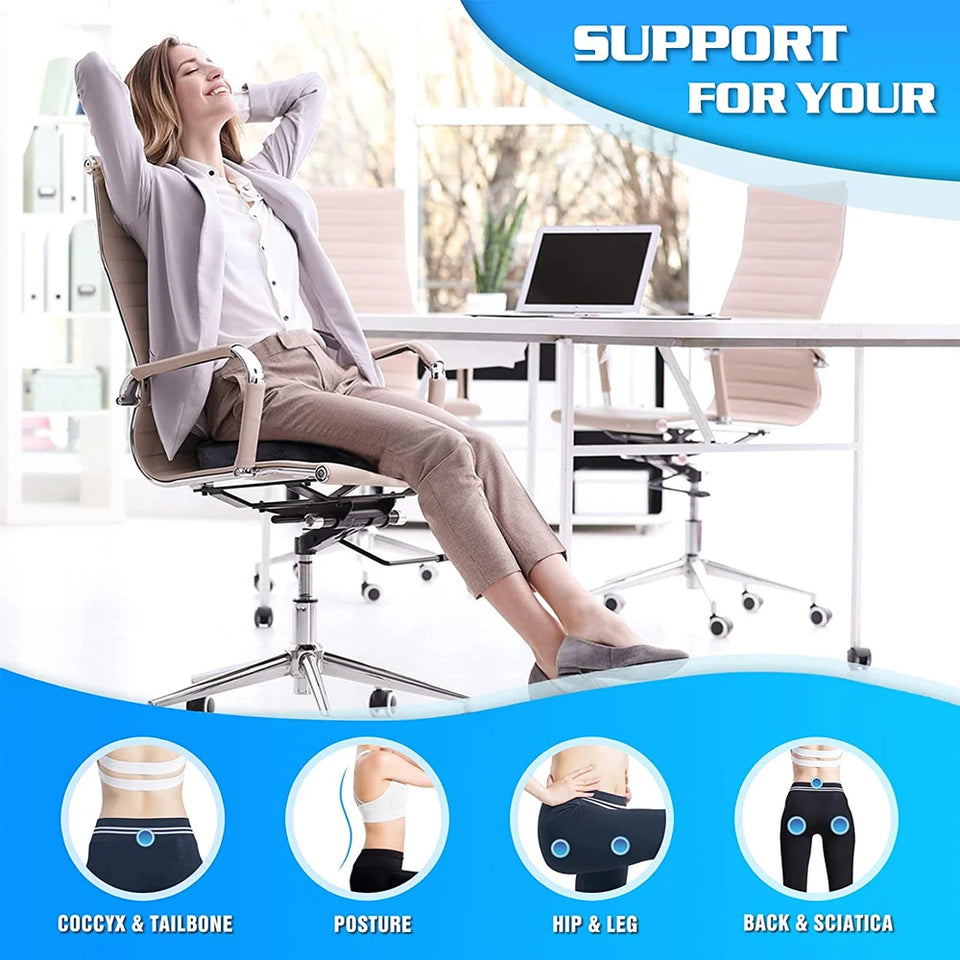 Seat Cushion Office Chair Cushions Coccyx Orthopedic Memory Foam U Seat Massage Chair Cushion Pad Car Massage Cushion