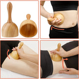 Wood Therapy Body Sculpting Tools – Lymphatic Drainage & Anti-Cellulite Massager Set