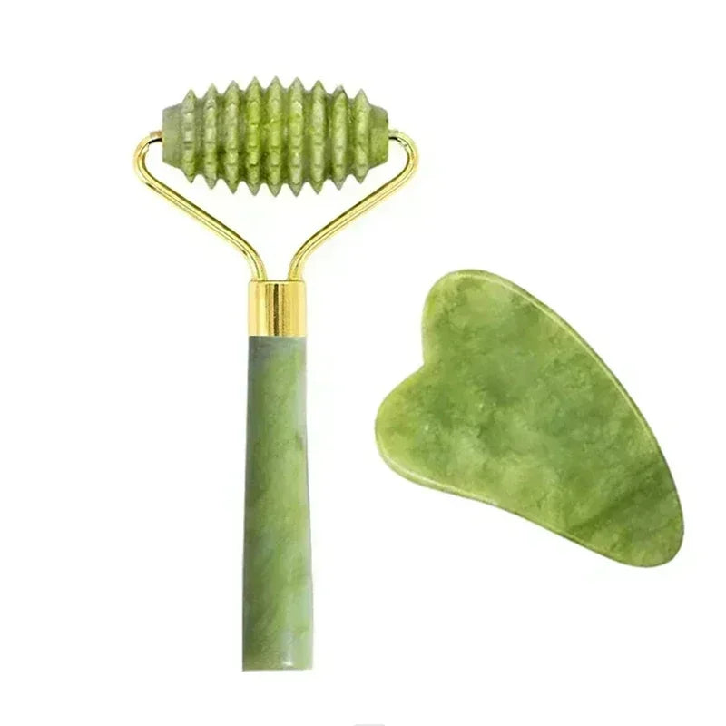 Natural Jade Face Massager Gua Sha Stone Face  Guasha Masaje Facial Board Acupoint Eye Care SPA Massager Tool massage visage
