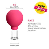 Rubber Cupping Face Massager Vacuum Eye Skin Lifting Facial Cups Anti Cellulite Jar Anti-Wrinkle Cupping Therapy Beauty Tool