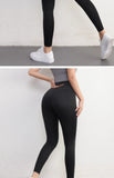 2024 Seamless Peach-Lift Yoga Pants – High-Waist Breathable Fitness Leggings for Women