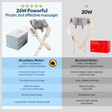 Foreverlily Wireless Neck and Shoulder Massager – Heated Kneading Massage Shawl