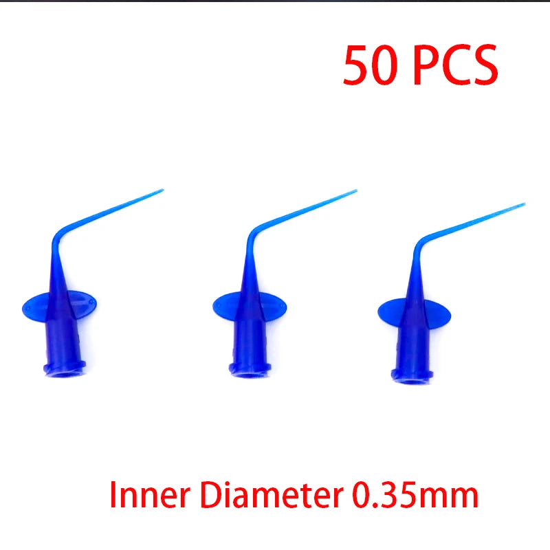 Dental Disposable Irrigation Syringe Tips – Endo Plastic Needles for Calcium Hydroxide Delivery (0.25mm / 0.35mm)