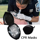 Reusable CPR Breathing Mask – Professional Emergency Resuscitation Mask with One-Way Valve for Rescue Personnel