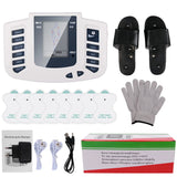 Full Body Tens Muscle Electrostimulator EMS Acupuncture Therapy Massage 16pads Digital Meridian Physiotherapy Apparatus Full Set